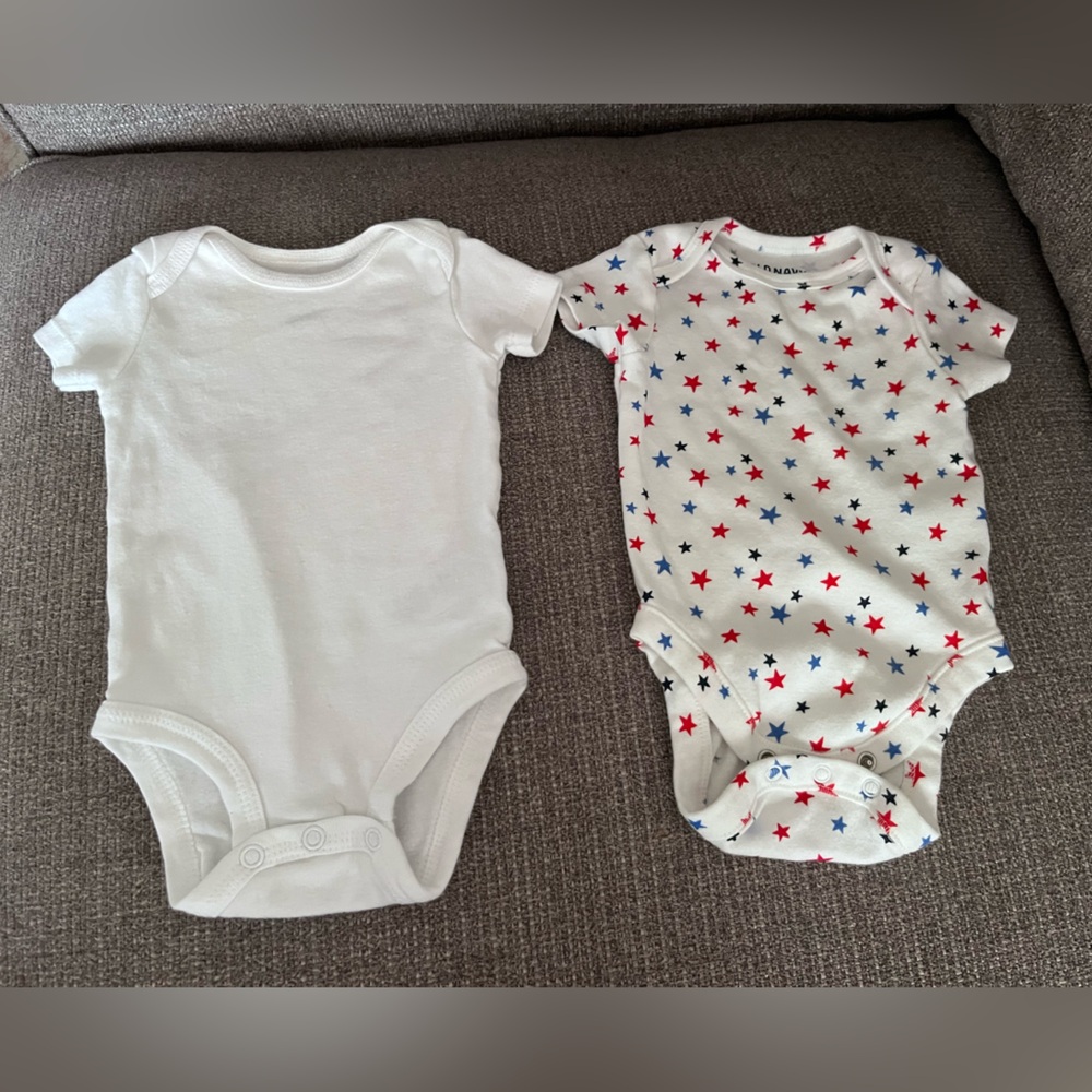 Carter's and Old Navy Set of Onesies